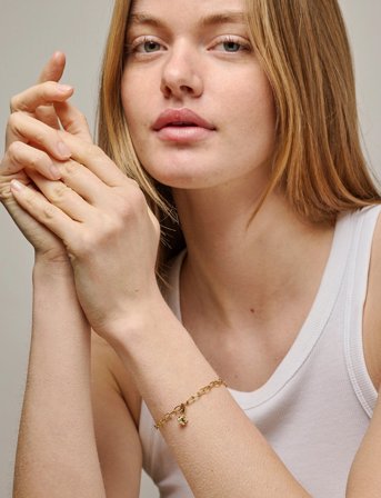 Enamel Copenhagen Charm, Sunny Sunshine - Gold - ONE SIZE