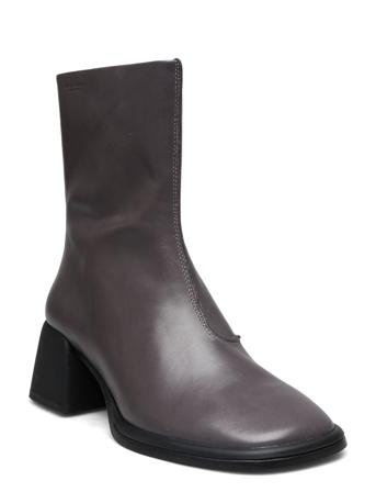 Ansie Shoes Boots Ankle Boots Ankle Boot - Heel Grå VAGABOND*Betinget Tilbud