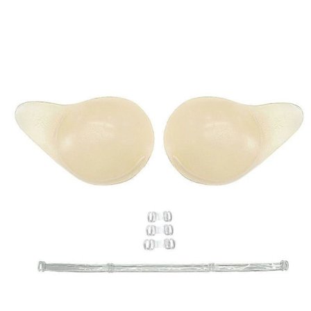 Förstorade bröstinlägg Självhäftande förtjockade anti-fall och anti-pinsamhet svamp biologiska bröst