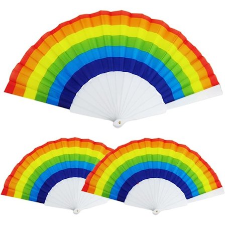 Taitettavat Viirikat, Sateenkaari Taitettavat Viirikat Lahjat Hääjuhliin Koristeluun Juhliin Tanssiin DIY Koristeluun