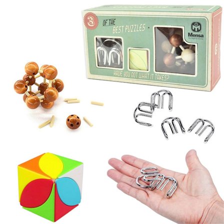 3-in-1 Mensa IQ-pulma - Aivopähkinä / Aivojumppa