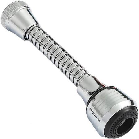 Kranförlängare / Vridbart duschmunstycke för köksblandare Rostfritt stål