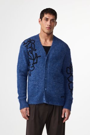 Kyle Cardigan Herr Blå