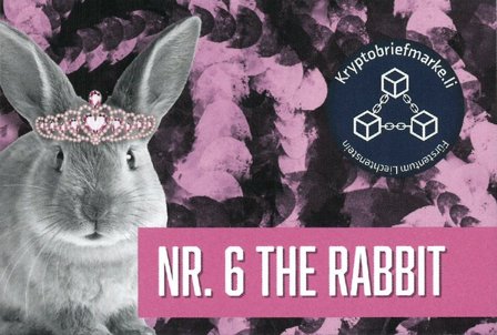 Liechtenstein - Nr. 6 Kaninen - Kryptofrimærke
