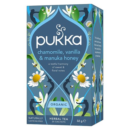 Pukka Chamomile, Vanilla & Manuka honey te Ø 20 breve, Helse & Madvarer, Te, Kamillete