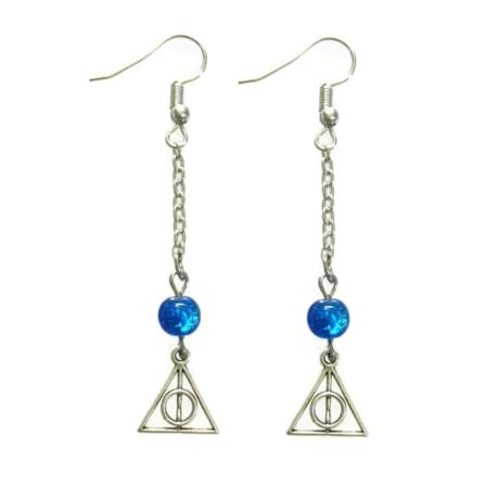 Örhängen Ravenclaw Hogwarts Deathly Hallows Harry Potter Blå