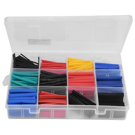 450 Pieces Colorful Heat Shrink Tubing for Wire Connectors and Solder Protection