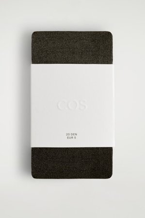 COS Women's Metallic Tights in Bronze