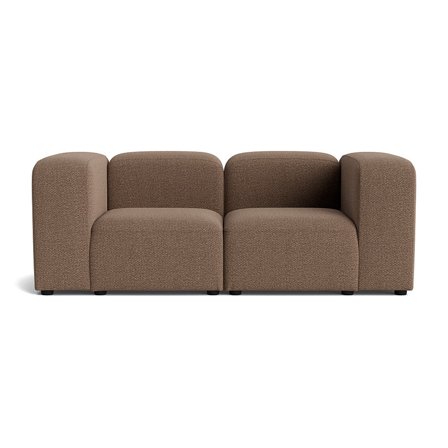 Milo 2 personers sofa - Nordic Brun - 200x100x72 - Sofa, 2 personers sofa