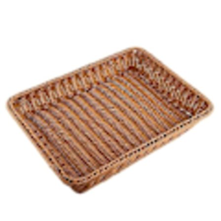 CASA förvaringskorg i rotting brödkorg bageri snabbköp displaykorg vävda bordsartiklar fruktkorg