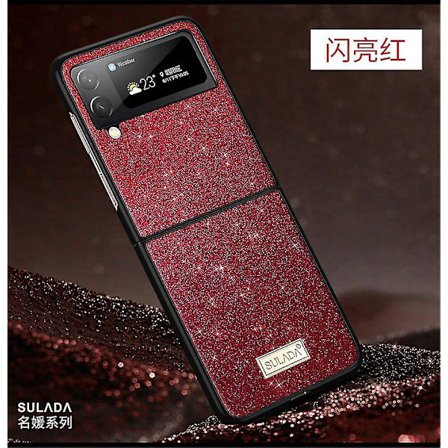Fodral Kompatibelt med Samsung Galaxy Z Flip 5 Lyx Glitter Stjärna Baksida Skal för Z Flip 5 för Kvinnor
