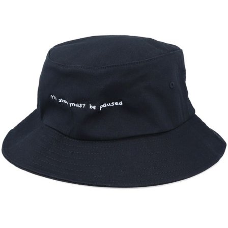 Fair - Svart bucket Hatt - Show Must Be Paused Black Bucket @ Hatstore