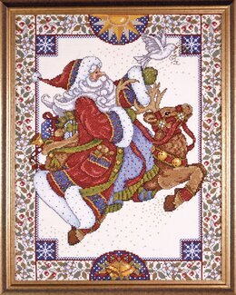 Broderipakke Bilde Julenissen - Design Works Crafts