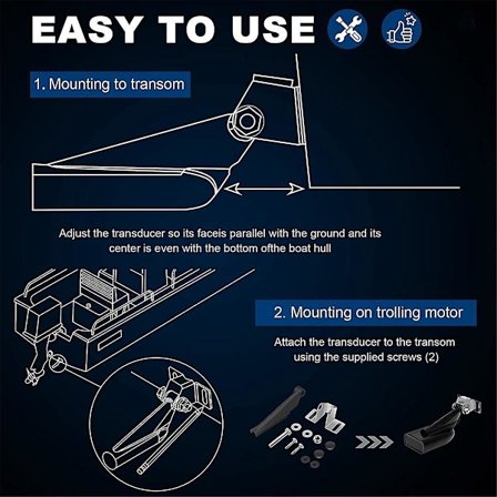 Skimmer-kaikuanturin kiinnitysteline 000-10262-001 yksiköille F/ 83/200/455/800 Tm