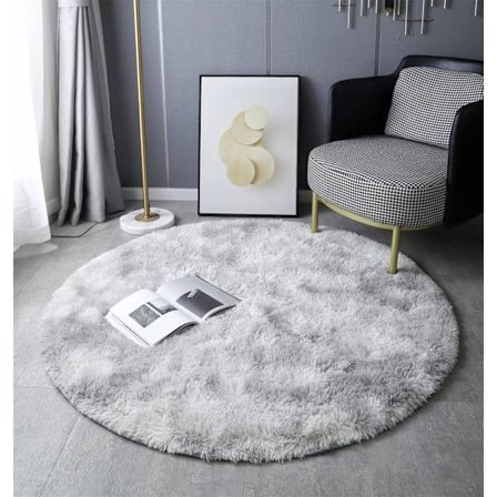 Rund matta, Shaggy, Modern, för vardagsrum, sovrum, matsal