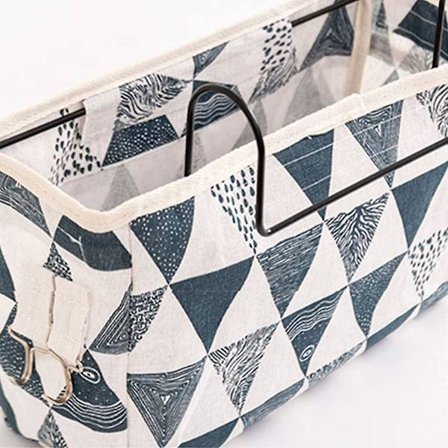 Sengebord Opbevaringskurv, Multifunktionel Hængende Opbevaringskurv, Sengebord Organizer Hængende Opbevaringspose, Sengepose, Brugt Til Dobbeltlag