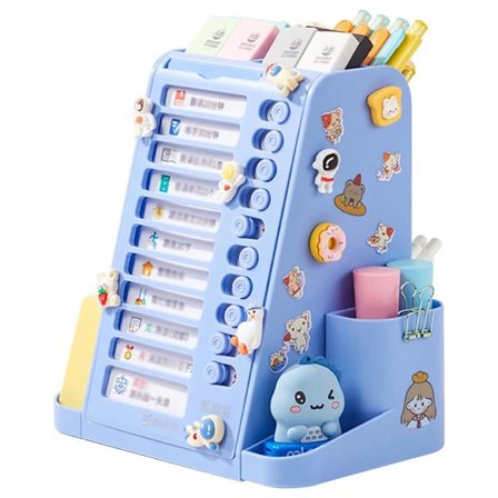 Multifunktionel Selvdisciplin Kort Ugeplanlægningstavle Skema Genanvendelig Klasse Opgave Planlægningstavle 2-i-1 Penholder Selvdisciplin