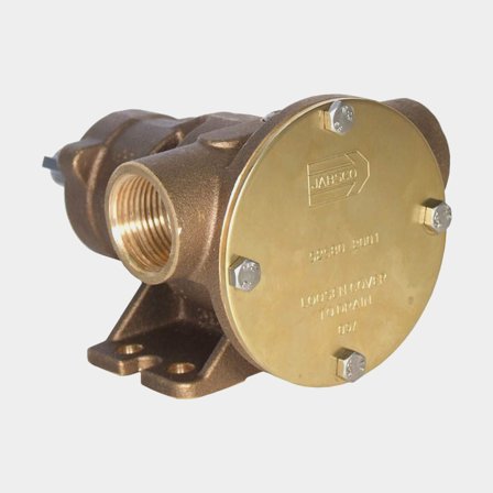 Pompa acqua di raffreddamento Jabsco 52580-2001, a cinghia, G 1" (BSP)