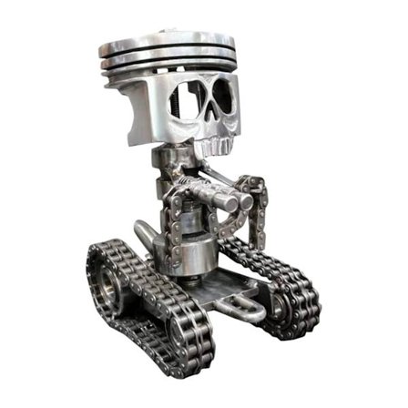 Kolv Skalle Ansikte Skulptur, snideri Kolv Skalle Ansikte Realistisk Skulptur, Man Huvud Staty Kontor Hem Bord Skrivbord Dekor Gåva Festival