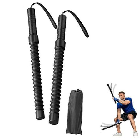 Bärbara Replösa Battle Ropes (2 ST) - 50 cm Träningsrep för Hemmagym, Lättvikts Träningsutrustning för Hela Kroppen för Nybörjare & HIIT