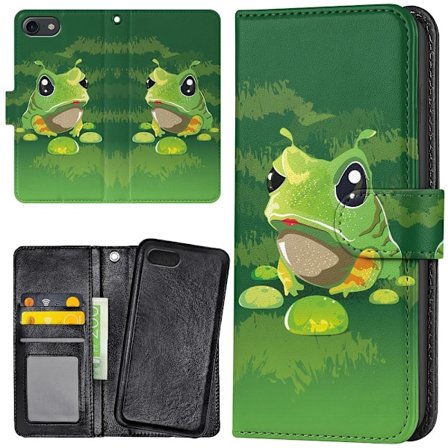 iPhone 6/6s Plus - Plånboksfodral/Skal Groda
