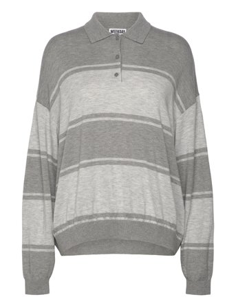 Piké Sweater Grey Weekday