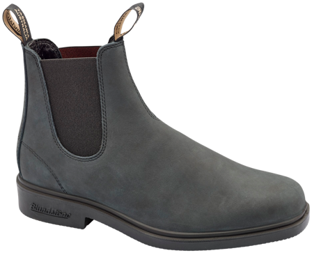 Blundstone 1308 Dress Chiseled Toe Boot Rustic Unisex Black