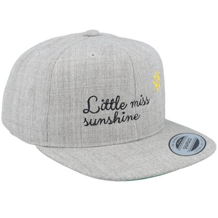 Kiddo Cap - Grau snapback Cap - Kids Little Miss Sunshine Heather Grey Snapback @ Hatstore