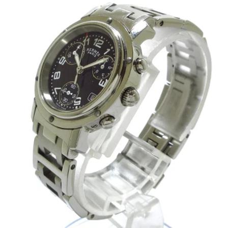 Hermès Vintage Pre-owned Stainless Steel watches , Grijs , Dames , Maat: ONE Size Vintage Horloges