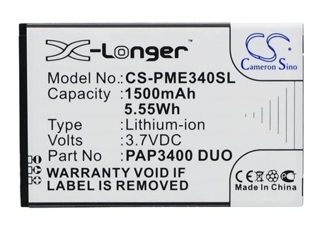 Batteri for SmartPhone, Mobil for Prestigio MultiPhone 3400 Duo