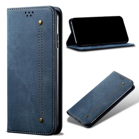 Jeans Xiaomi Mi 11 Ultra flip case - Sininen