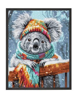 Diamond painting Koala i vinter