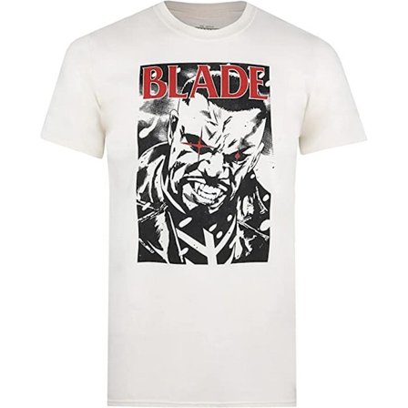 Marvel Mens Stare Blade T-Shirt M Naturlig/Svart/Röd