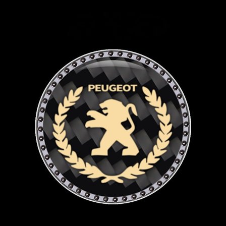 Tvåpack klistermärken för bilmotorns start- och stoppknapp (Peugeot)