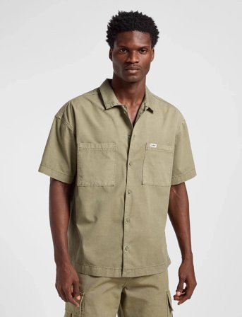 Lee Jeans Lee Mechanic Shirt - Khaki green - L
