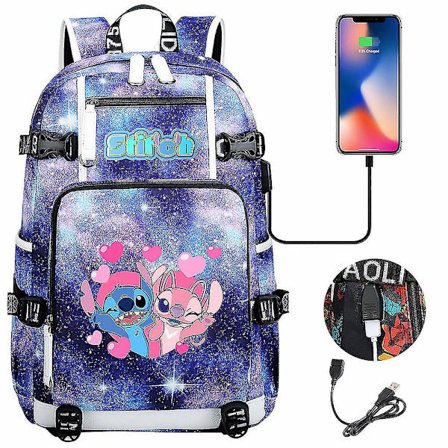 Sting Drenge Pige Børn Skole Tasker Usb Stor Kapacitet Teenagere Studerende Skoletasker Kvinder Mænd Laptop Rejse Rygsæk