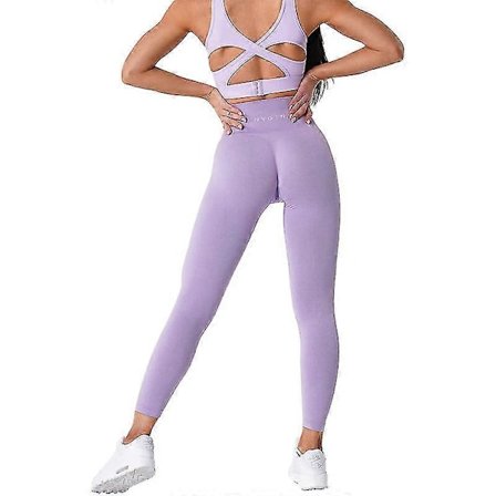 Nvgtn Sömlösa Leggings Spandex Shorts Dam Fitness Elastiska Andningsbara Höftlyftande Fritids Sport Spandex Tights