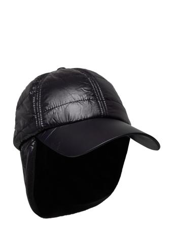 Quilted Warm Cap Accessories Headwear Caps Sort Röhnisch