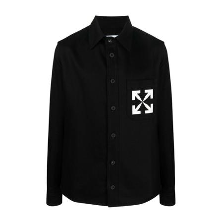 Off White Casual Shirts , Zwart , Heren , Maat: XL