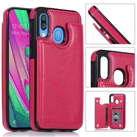 Samsung Galaxy A40 - Stilsäkert Skyddsskal med Kortfack NKOBEE