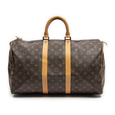 Louis Vuitton Vintage, Pre-owned Keepall 45 Bruin, Dames, Maat:ONE Size