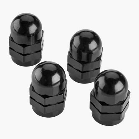 Ventilhatt Svart aluminium 4 st. - Biltema