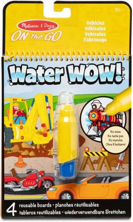 Melissa and Doug Water Wow! Vehicles, Børn & Forældre, Motorik & Bevægelse, Aktivitetslegetøj