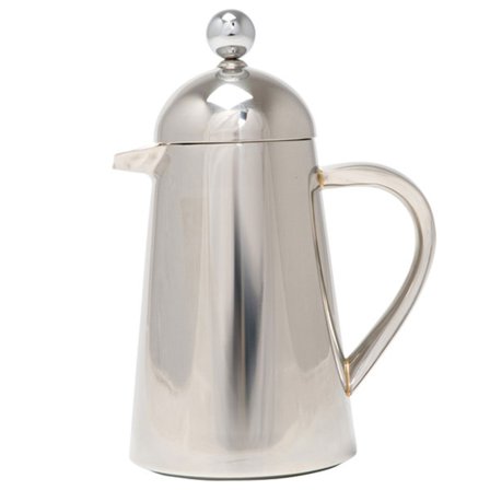 La cafetière Presskanne til kaffe 8 kopper, rustfritt stål