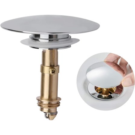 Kaikki messinki viemäri suuri pyöreä pinta pop-up ydin Paina tyyppi pesuallas