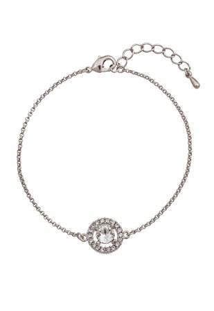 LILY AND ROSE - Miss Miranda Bracelet - Crystal/Silver - Kläder - - Bubbleroom