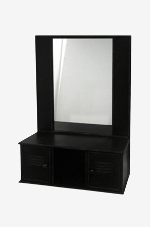 NORDFORM - Spejl Pearl - Sort - Små spejle - Fra Homeroom