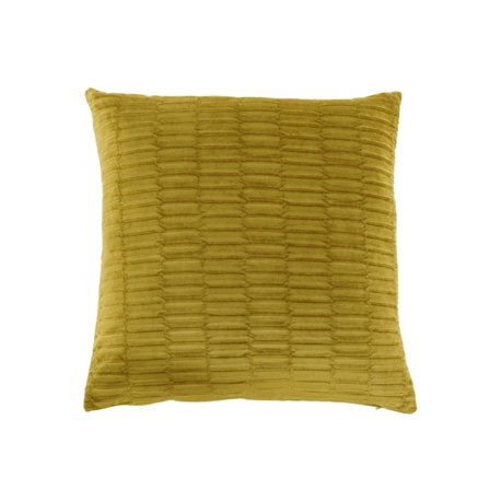 Kultainen samettityyny 45x45cm – Polyesterikoristelu