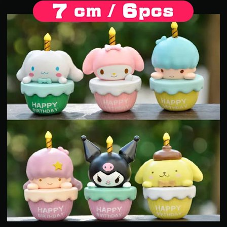 #2 SANRIO Leker My Melody Dukker Kawaii Figur Blindboks Hjemmedekorasjon Japansk Søt Julegave Anime Tegneserie Samling