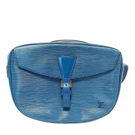 Louis Vuitton Vintage, Pre-owned Bag Jeune Fille Blauw, Dames, Maat:ONE Size,leather